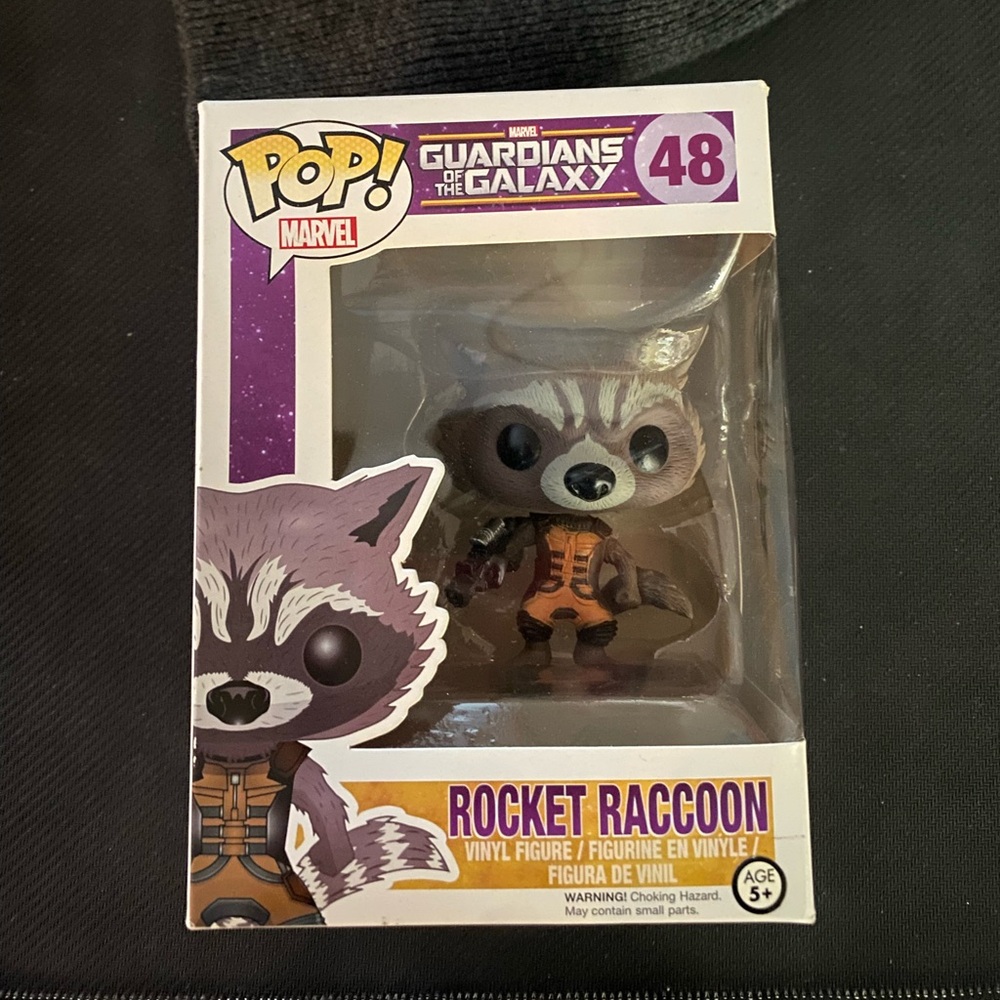 Vaulted Funko POP! Marvel Rocket Raccoon #48